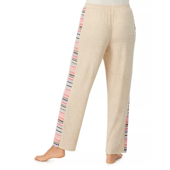 2 Pack Cuddl Duds Lounge Sleep Pants Pink Fair Isle Hearts Aztec Sweater Knit L - Picture 7 of 16